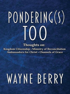 cover image of Pondering(s) Too